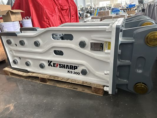 KS300 Top Type Hydraulic Breaker 190mm Diameter Chisel Untuk 130-190L/min