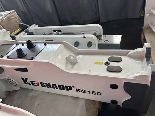 KS150 Silenced Type Hydraulic Breaker Untuk Excavator 7-14 Ton Sertifikasi ISO