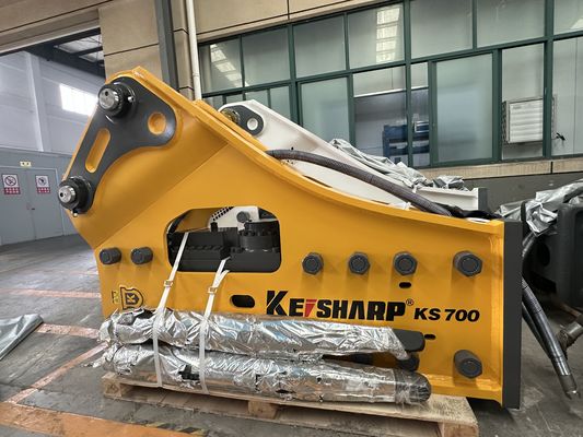 Efisien Sisi Jenis Hydraulic Breaker 33500 J Strike Force 35-38 Bar Tekanan Hidraulik