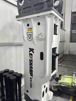 KS220 Box Type Hydraulic Breaker Untuk Excavator 16-22 Ton Diameter Chisel 140mm