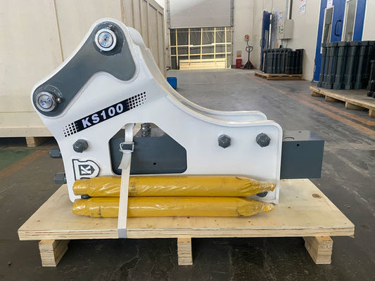 KS100 TYPE SIDE 395kg Berat 1545mm panjang 85mm Chisel Hydraulic Breeaker