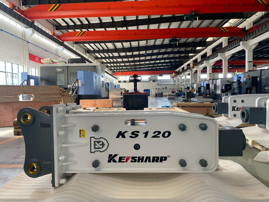 KS120 Top Type Rock Hydraulic Breaker Machine 85mm Diameter Chisel