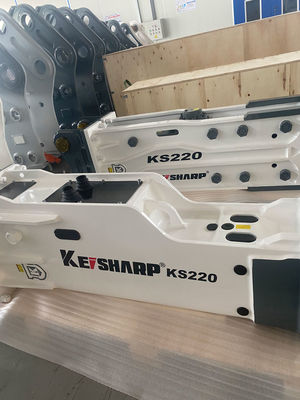 KS220 Top Type Rock Hydraulic Breaker Machine 140mm Diameter Chisel