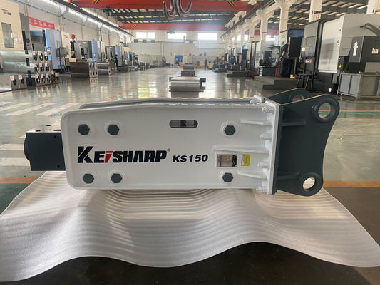 KS150 Excavator Hydraulic Rock Breaker Machine Top Type 100mm Diameter Chisel