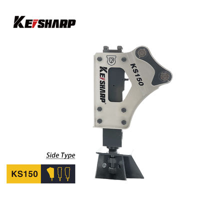 KS150 Side Type Hydraulic Breaker 100mm Diameter Chisel 350-700bpm Palu Hidraulik Untuk Excavator