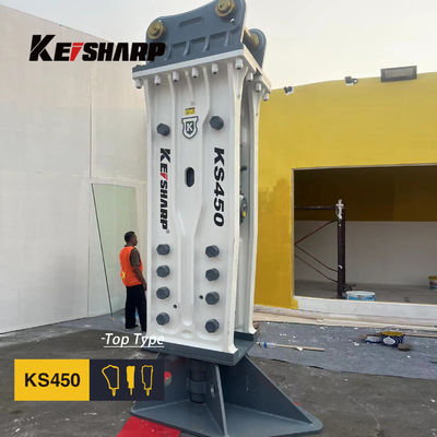KS450 Excavator Hydraulic Breaker Heavy-Duty Demolition Top Type Cap Mounted Breaker