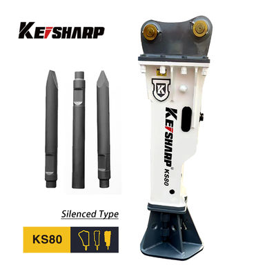 KS220 Top Type 140mm Chisel Excavator Stone Breaker Machine ISO Disetujui