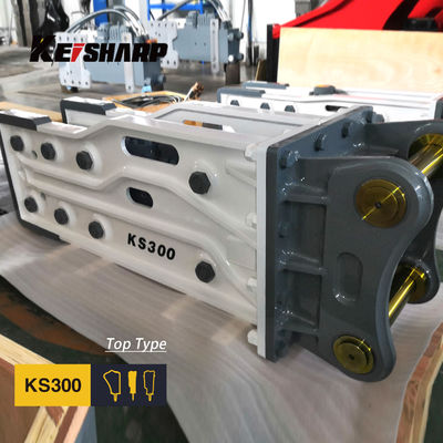 KS300 Excavator Hydraulic Rock Breaker Machine Top Type 150mm Diameter Chisel