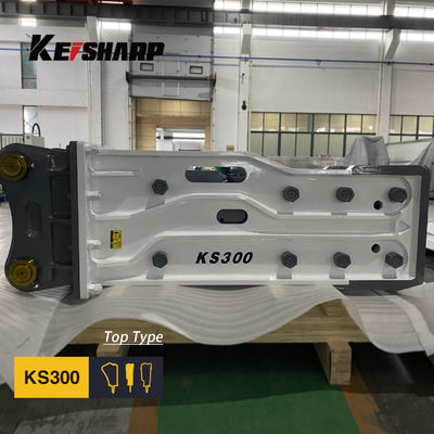 KS300 Excavator Hydraulic Rock Breaker Machine Top Type 150mm Diameter Chisel