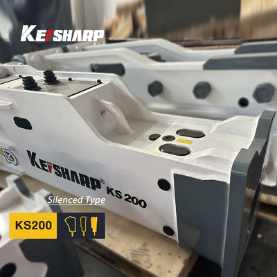 KS200 Top Type Hydraulic Breaker 135mm Diameter Chisel Untuk 18-22 Ton Excavator