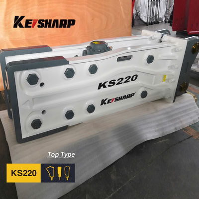 KS220 Top Type Rock Hydraulic Breaker Machine 140mm Diameter Chisel