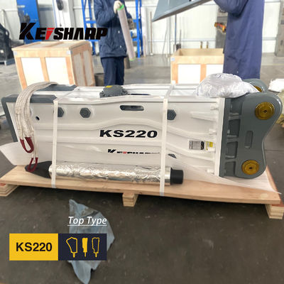 KS220 Top Type Rock Hydraulic Breaker Machine 140mm Diameter Chisel